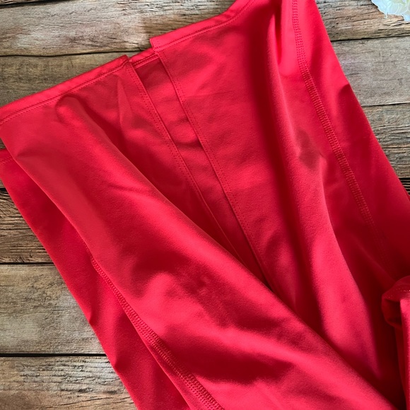 NWT Joy Lab Orange High Rise Extra Long Flare Slit Leg Legging Size XL - Picture 12 of 15